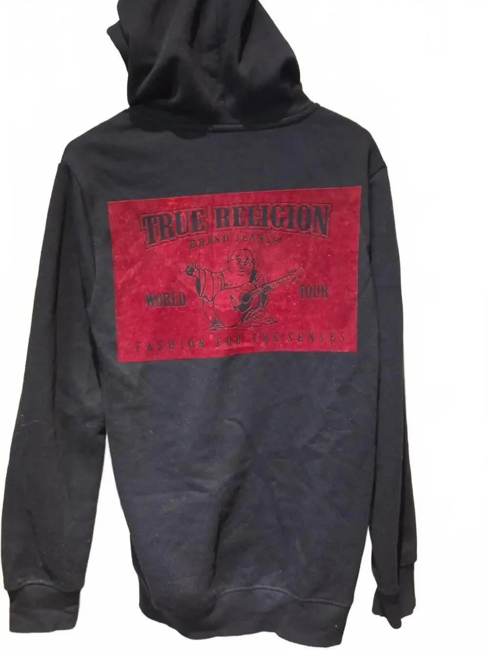 True Religion  Buddah World Tour Fashion For The Senses Velvet Patch Full Zip  S